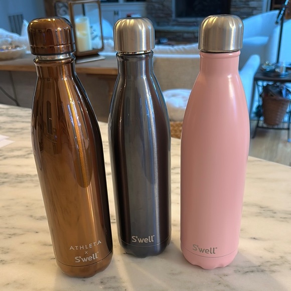 Swell Other - S’well 25oz Stainless Bottles w/lids, Set of 3, Like New Condition